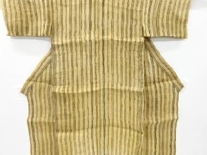 アンティーク　本場琉球芭蕉布縞模様織り出し琉装（材料）